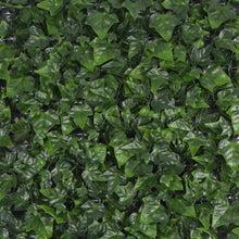 Load image into Gallery viewer, Variegated Boston Ivy Leaf Screen Green Wall Panel UV Resistant 1m X 1m (Solid Backing)
