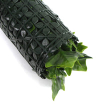 Load image into Gallery viewer, Variegated Boston Ivy Leaf Screen Green Wall Panel UV Resistant 1m X 1m (Solid Backing)