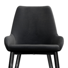 Load image into Gallery viewer, Set of 2 Barstool Allen Classy Grey Velvet Dining Chair