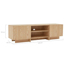 Load image into Gallery viewer, Jiro Wooden TV Stand 160cm