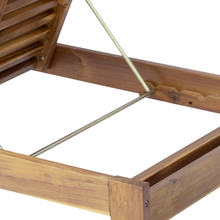 Load image into Gallery viewer, Wendy Wooden Wheeled Sun Lounge