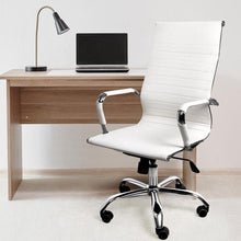 Load image into Gallery viewer, White Office Chair for Home Office, Gaming, Office Space, Minimal Office, Bedroom.-The White Mall-The White Mall
