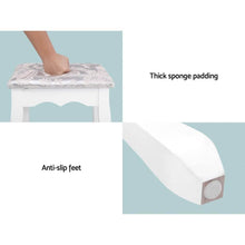 Load image into Gallery viewer, White Provincial Artiss Dressing Table Stool Set with Mirror & Storage-Dressing Table-The White Mall