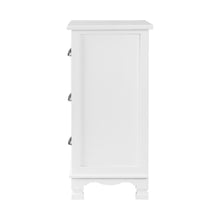 Load image into Gallery viewer, White Vintage Hamptons Style Bedside Table, Side Table-Furniture-The White Mall