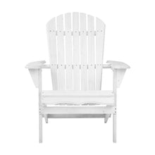Load image into Gallery viewer, White Wooden Adirondack Patio Deck Chair Set-Adirondack Chair-The White Mall