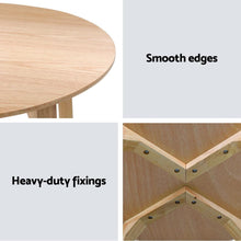 Load image into Gallery viewer, Wood Round Coffee Table or Side Table by Artiss-Furniture-The White Mall