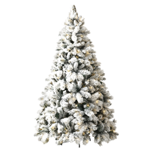 Load image into Gallery viewer, Christmas Tree 2.1M Xmas Tree with LED Lights Snowy Tips