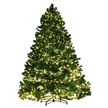Load image into Gallery viewer, Large Green LED Lights Christmas Tree 2.4m