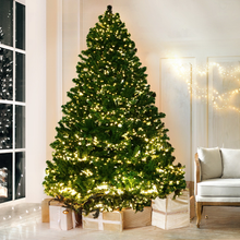 Load image into Gallery viewer, Large Green LED Lights Christmas Tree 2.4m