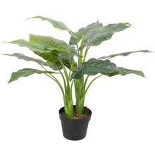Load image into Gallery viewer, Artificial Potted Taro Plant / Elephant Ear 70cm