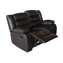 Load image into Gallery viewer, 3+2+1 Seater Recliner Sofa In Faux Leather Lounge Couch in Black