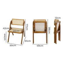 Load image into Gallery viewer, Levede 8X Foldable Rattan Dining Chairs-1975420357468884994
