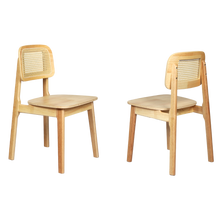 Load image into Gallery viewer, Levede 2x Rattan Dining Chair Wooden Kitchen Chair-1973193511004147720
