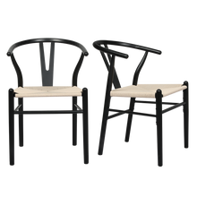 Load image into Gallery viewer, Levede 6x Dining Chairs Wooden Hans Black-1975420353656262664
