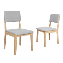 Load image into Gallery viewer, Levede Dining Chairs 4 Upholstered Kitchen Chair-1975420365198987271

