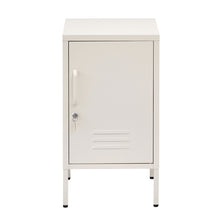 Load image into Gallery viewer, Artiss Bedside Table Metal Cabinet - White
