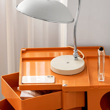 Load image into Gallery viewer, Artiss Storage Trolley Bedside Table 5 Tier Cart Boby Replica Orange
