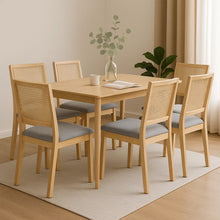 Load image into Gallery viewer, Levede 6XCane Dining Chair Rattan Armless Seat-1975420364464984071
