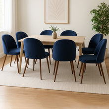 Load image into Gallery viewer, Levede 8x Dining Chairs Seat French Navy-1975420353060671495
