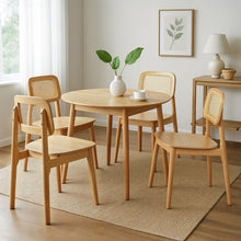 Load image into Gallery viewer, Levede 4x Rattan Dining Chair Wooden Kitchen Chair-1973194183002951687
