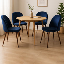 Load image into Gallery viewer, Levede 4x Dining Chairs Seat French Navy-1975420352670601223
