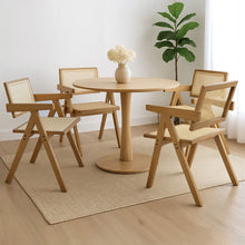 Load image into Gallery viewer, Levede 4x Dining Chair Solid Wood Rattan-1975420359813500935
