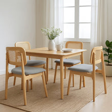 Load image into Gallery viewer, Levede Dining Chair Wood Rattan Armless Natural x4-1975420366251757575
