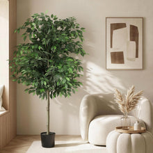 Load image into Gallery viewer, Artiss 180cm Artificial Ficus Tree Faux Trees Indoor Decor Artificial Plants Lifelike Plant 1.8M
