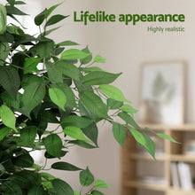 Load image into Gallery viewer, Artiss 180cm Artificial Ficus Tree Faux Trees Indoor Decor Artificial Plants Lifelike Plant 1.8M
