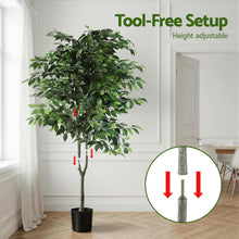 Load image into Gallery viewer, Artiss 180cm Artificial Ficus Tree Faux Trees Indoor Decor Artificial Plants Lifelike Plant 1.8M
