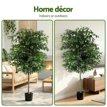 Load image into Gallery viewer, Artiss 180cm Artificial Ficus Tree Faux Trees Indoor Decor Artificial Plants Lifelike Plant 1.8M
