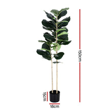 Load image into Gallery viewer, Artiss 150cm Artificial Fiddle Tree Faux Trees Indoor Decor Artificial Plants Lifelike Plant 1.5M
