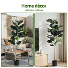 Load image into Gallery viewer, Artiss 150cm Artificial Fiddle Tree Faux Trees Indoor Decor Artificial Plants Lifelike Plant 1.5M
