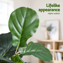 Load image into Gallery viewer, Artiss 180cm Artificial Fiddle Tree Faux Trees Indoor Decor Artificial Plants Lifelike Plant 1.8M
