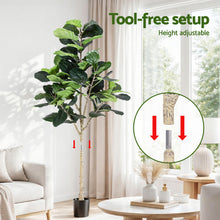Load image into Gallery viewer, Artiss 180cm Artificial Fiddle Tree Faux Trees Indoor Decor Artificial Plants Lifelike Plant 1.8M
