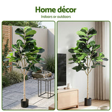 Load image into Gallery viewer, Artiss 180cm Artificial Fiddle Tree Faux Trees Indoor Decor Artificial Plants Lifelike Plant 1.8M
