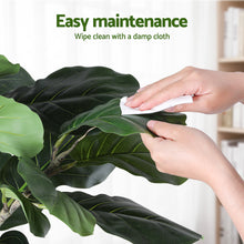 Load image into Gallery viewer, Artiss 180cm Artificial Fiddle Tree Faux Trees Indoor Decor Artificial Plants Lifelike Plant 1.8M
