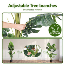 Load image into Gallery viewer, Artiss 140cm Artificial Monstera Tree Faux Trees Indoor Decor Artificial Plants Lifelike Plant 1.4M
