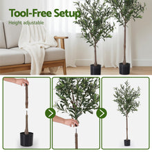 Load image into Gallery viewer, Artiss 155cm Artificial Olive Tree Faux Trees Indoor Decor Artificial Plants Lifelike Plant
