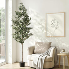 Load image into Gallery viewer, Artiss 210cm Artificial Olive Tree Faux Trees Indoor Decor Artificial Plants Lifelike Plant 2.1M
