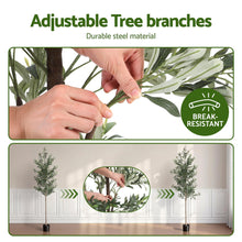 Load image into Gallery viewer, Artiss 210cm Artificial Olive Tree Faux Trees Indoor Decor Artificial Plants Lifelike Plant 2.1M
