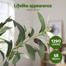 Load image into Gallery viewer, Artiss 210cm Artificial Olive Tree Faux Trees Indoor Decor Artificial Plants Lifelike Plant 2.1M
