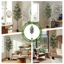 Load image into Gallery viewer, Artiss 210cm Artificial Olive Tree Faux Trees Indoor Decor Artificial Plants Lifelike Plant 2.1M
