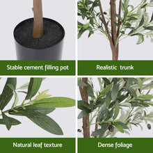 Load image into Gallery viewer, Artiss 210cm Artificial Olive Tree Faux Trees Indoor Decor Artificial Plants Lifelike Plant 2.1M

