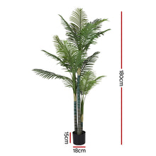 Load image into Gallery viewer, Artiss 180cm Artificial Palm Tree Faux Trees Indoor Decor Artificial Plants Lifelike Plant 1.8M
