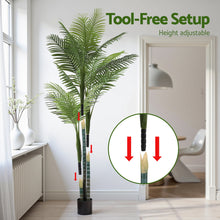 Load image into Gallery viewer, Artiss 180cm Artificial Palm Tree Faux Trees Indoor Decor Artificial Plants Lifelike Plant 1.8M
