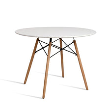 Load image into Gallery viewer, Artiss Dining Table Round White 4 Seater 100CM

