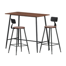 Load image into Gallery viewer, Artiss Bar Table and Stools Set Dining Desk Kitchen Chairs Cafe Pub
