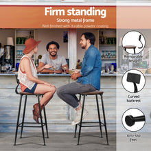 Load image into Gallery viewer, Artiss Bar Table and Stools Set Dining Desk Kitchen Chairs Cafe Pub
