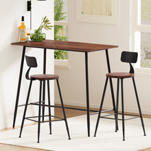 Load image into Gallery viewer, Artiss Bar Table and Stools Set Dining Desk Kitchen Chairs Cafe Pub
